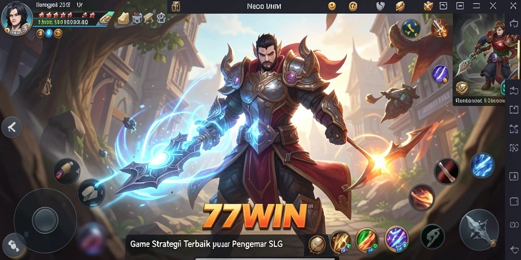 Tampilan gameplay 77WIN yang mendebarkan dan penuh strategi.