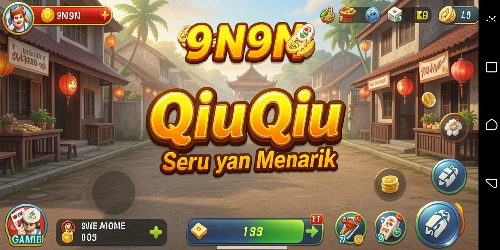Tampilan gameplay QiuQiu yang menarik dan kompetitif.