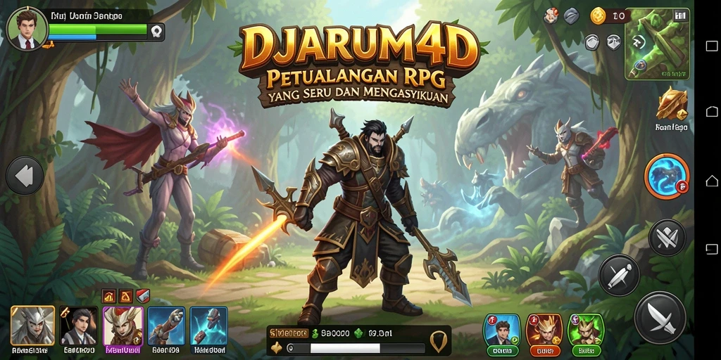 Tampilan gameplay DJARUM4D yang menakjubkan dan menantang di dunia RPG.