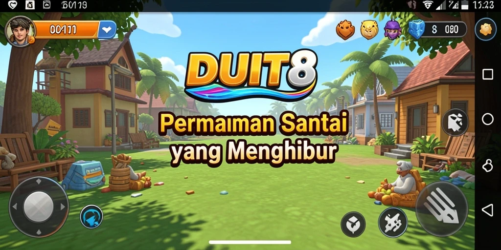 Tampilan gameplay DUIT8 yang menarik dengan tantangan yang mengasyikkan.