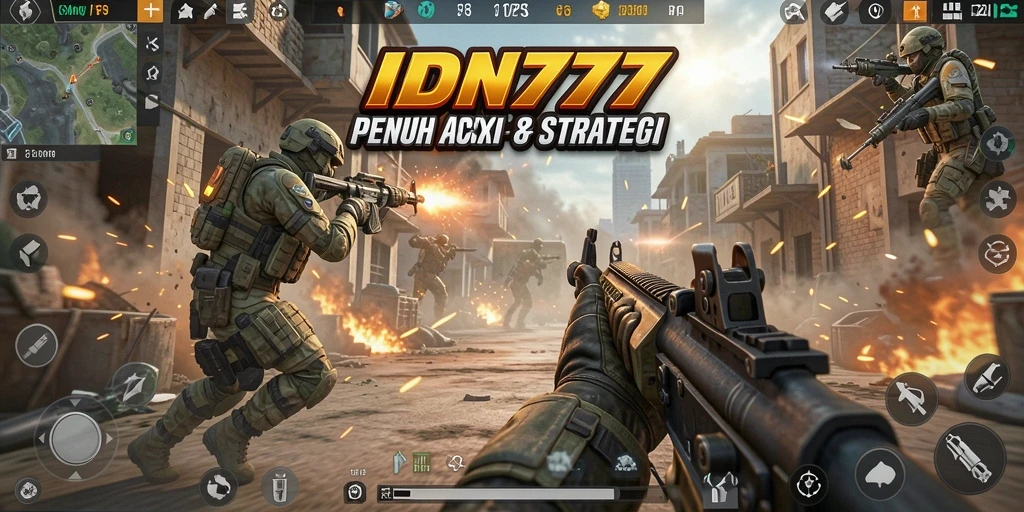 Gameplay seru IDN777 dengan aksi tembak-menembak yang mendebarkan.