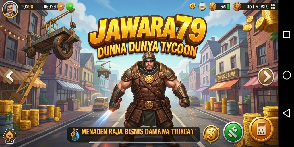 Gameplay Tycoon yang menarik dan penuh strategi.