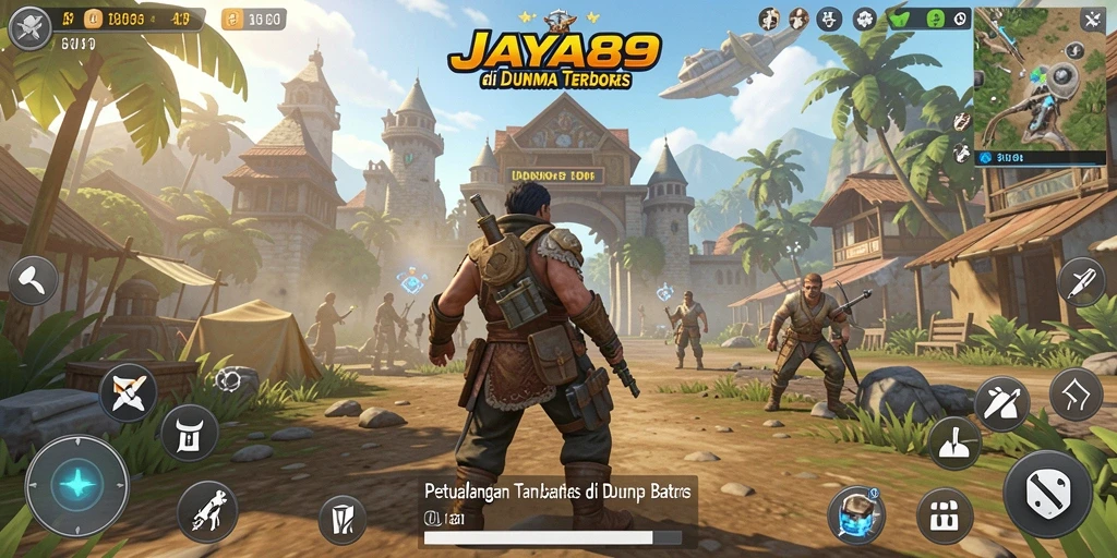 Tampilan gameplay Open World yang mendebarkan di JAYA89.