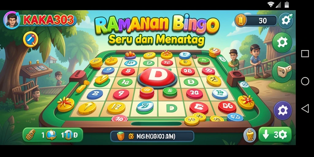 Screenshot gameplay KAKA303 yang menampilkan momen seru permainan Bingo.