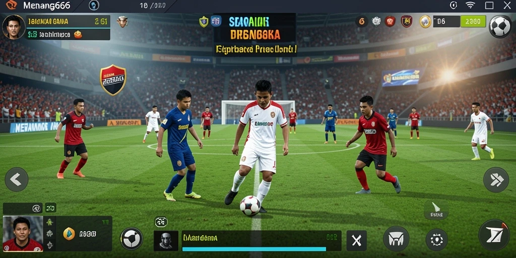 Screenshot MENANG666 menampilkan analisis dan statistik pertandingan sepak bola.