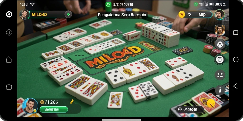 Gameplay seru di MILO4D dengan berbagai mode Domino.