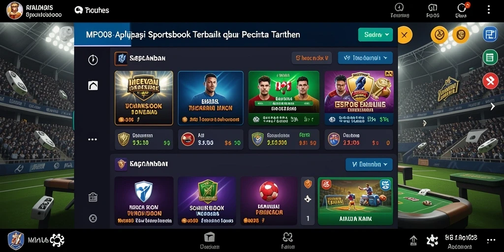 Tangkapan layar MPO08 menampilkan pengalaman taruhan olahraga yang menarik.