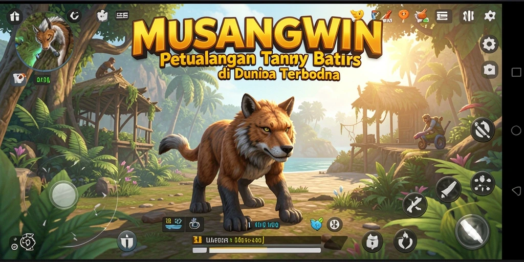 Tampilan gameplay <strong>MUSANGWIN</strong> yang memukau dan penuh petualangan.