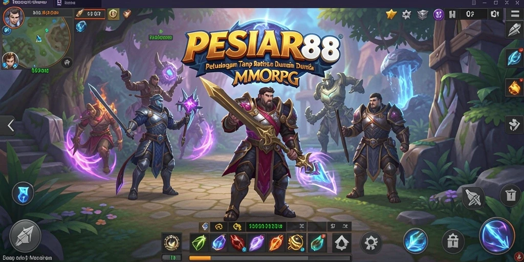 Tampilan gameplay PESIAR88 yang mengesankan dalam dunia MMORPG.