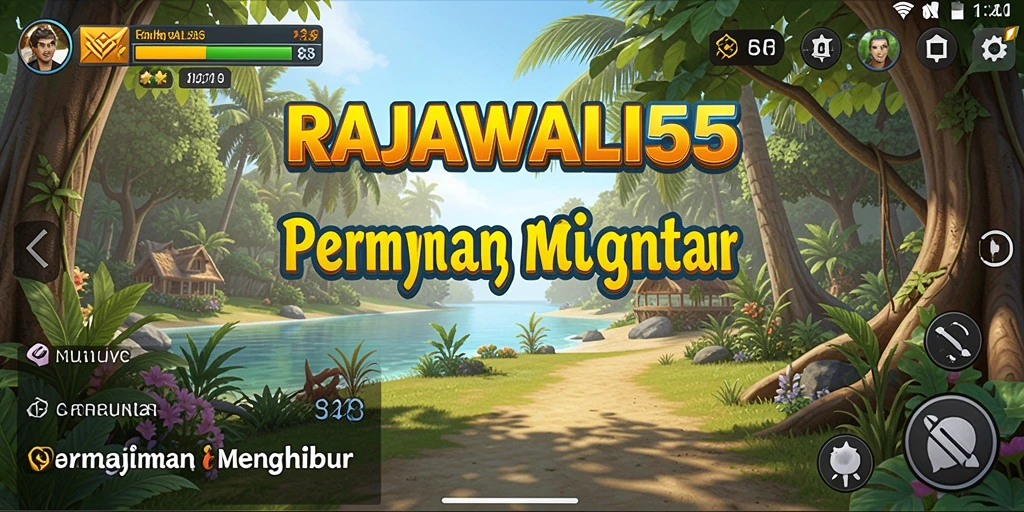 Tampilan gameplay seru dan menghibur di RAJAWALI55.