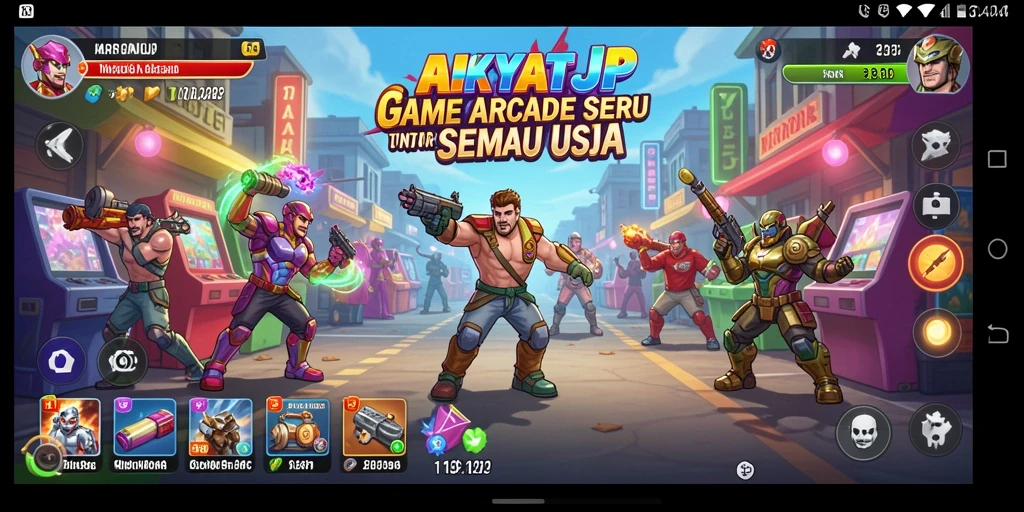 Screenshot gameplay RAKYATJP menampilkan aksi seru dan grafis yang memukau.