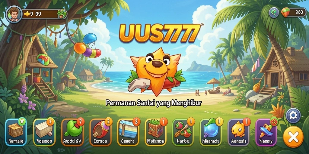 Tampilan gameplay UUS777 yang seru dan penuh warna.