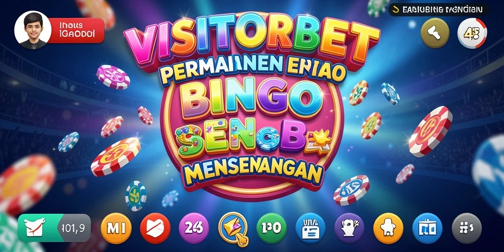 Tampilan seru saat bermain Bingo di VISITORBET.