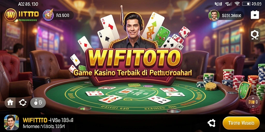 Tampilan screenshot WIFITOTO saat gameplay kasino yang mendebarkan.